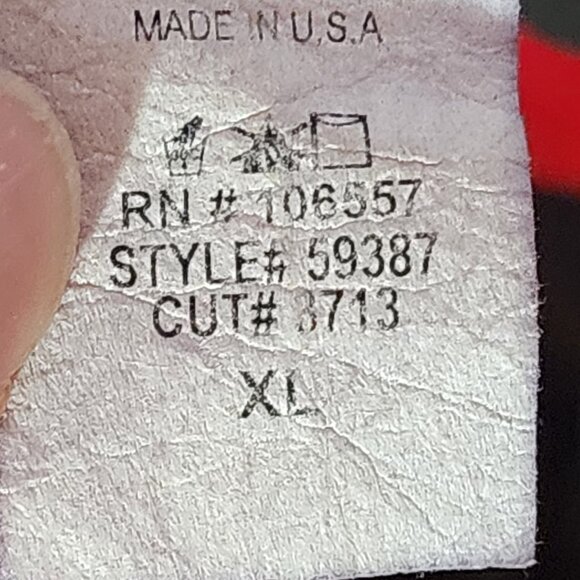 Jaipur Y2K Black Maroon Black Tan Animal Print Ruffle Neck Sequin LS Top Size XL - Picture 16 of 16